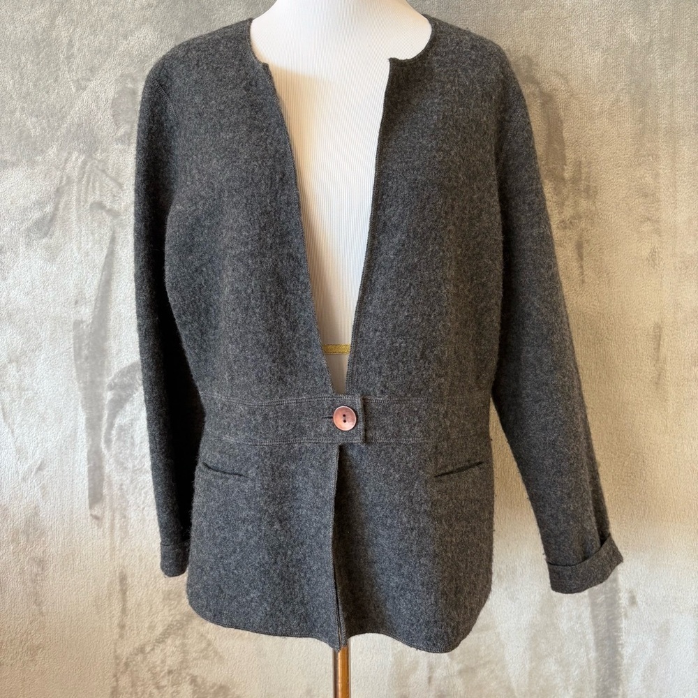 Talbots 100% Wool Coatigan Jacket Wmn’s Petite Sz M
